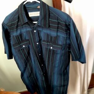 Men’s Bit and Bridle button up shirt - short sleeve